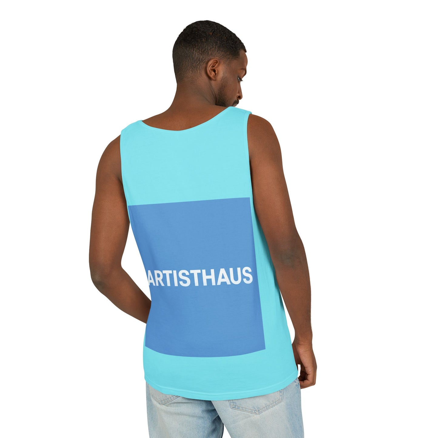 Unisex Garment-Dyed Tank Top, Stylish Summer Apparel, Beachwear, Casual Everyday Tank, Vibrant Graphic Tee, Perfect for Gift Giving