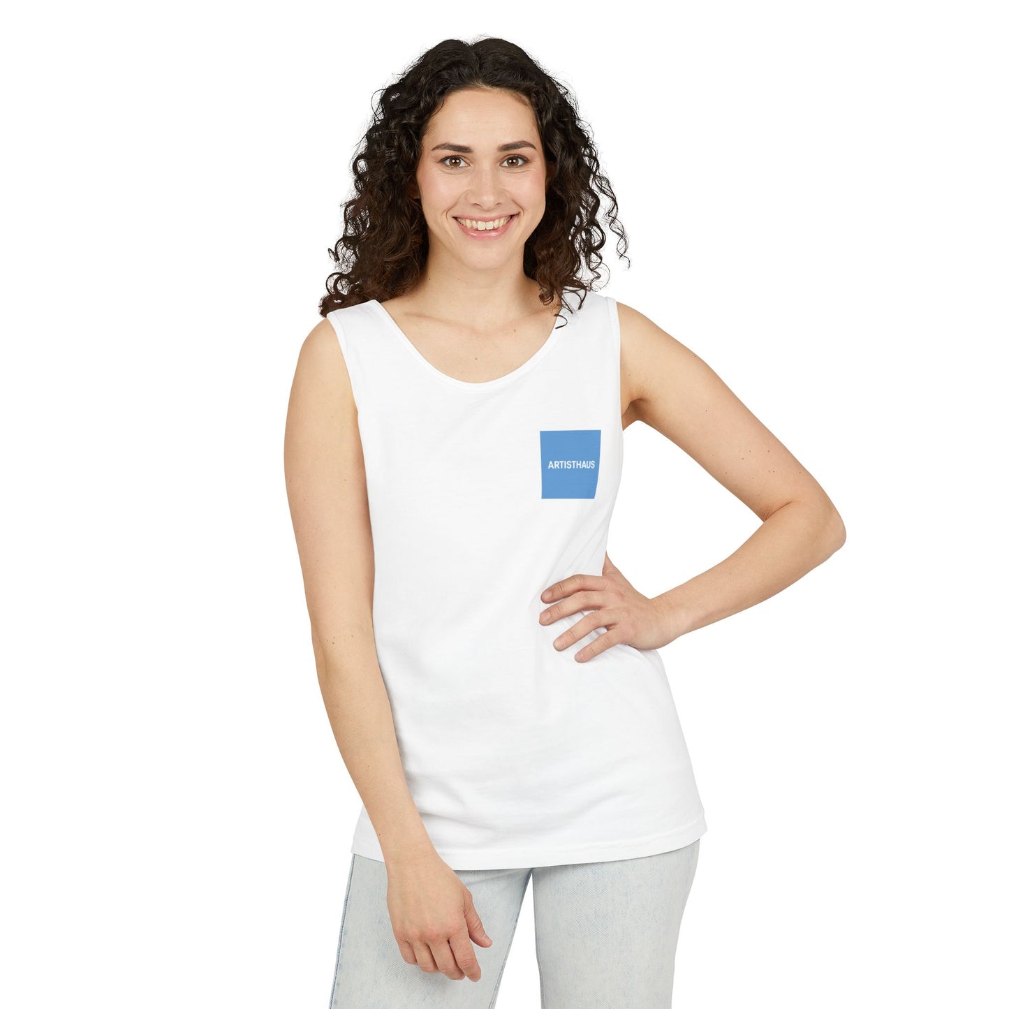 Unisex Garment-Dyed Tank Top, Stylish Summer Apparel, Beachwear, Casual Everyday Tank, Vibrant Graphic Tee, Perfect for Gift Giving