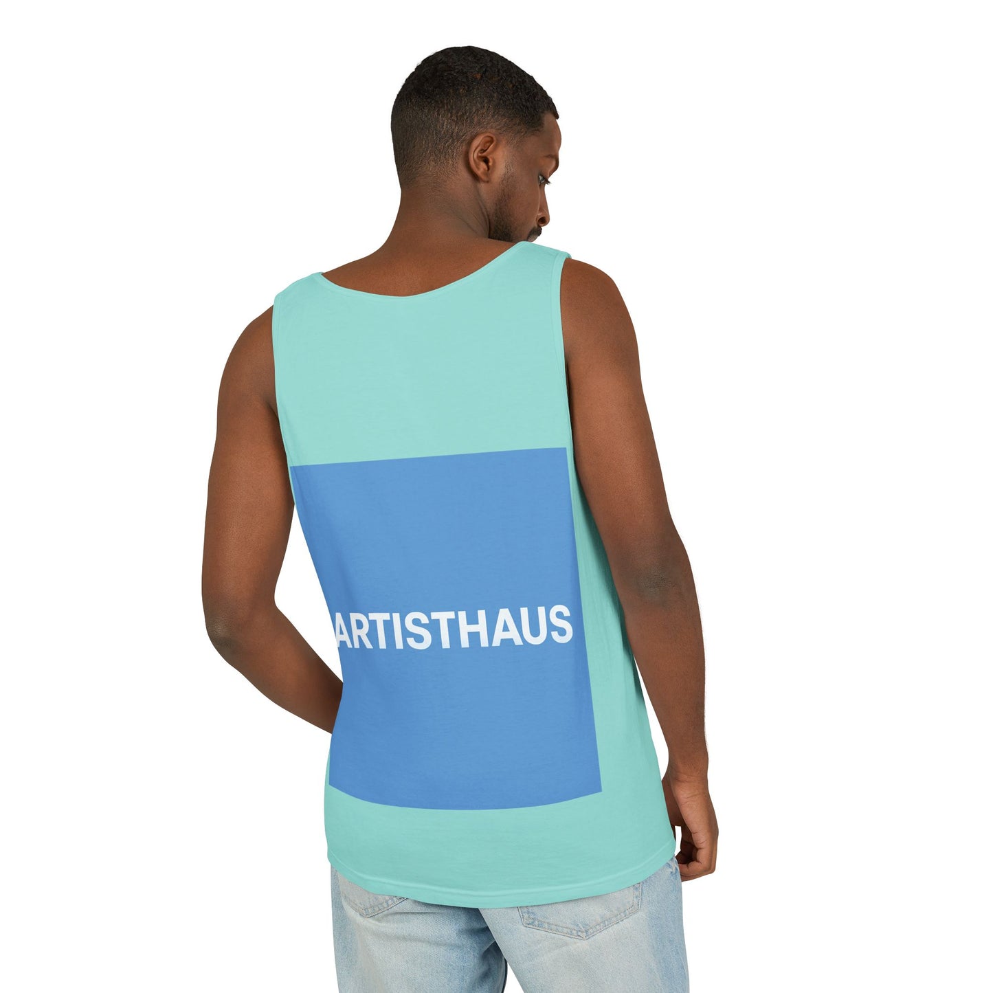 Unisex Garment-Dyed Tank Top, Stylish Summer Apparel, Beachwear, Casual Everyday Tank, Vibrant Graphic Tee, Perfect for Gift Giving