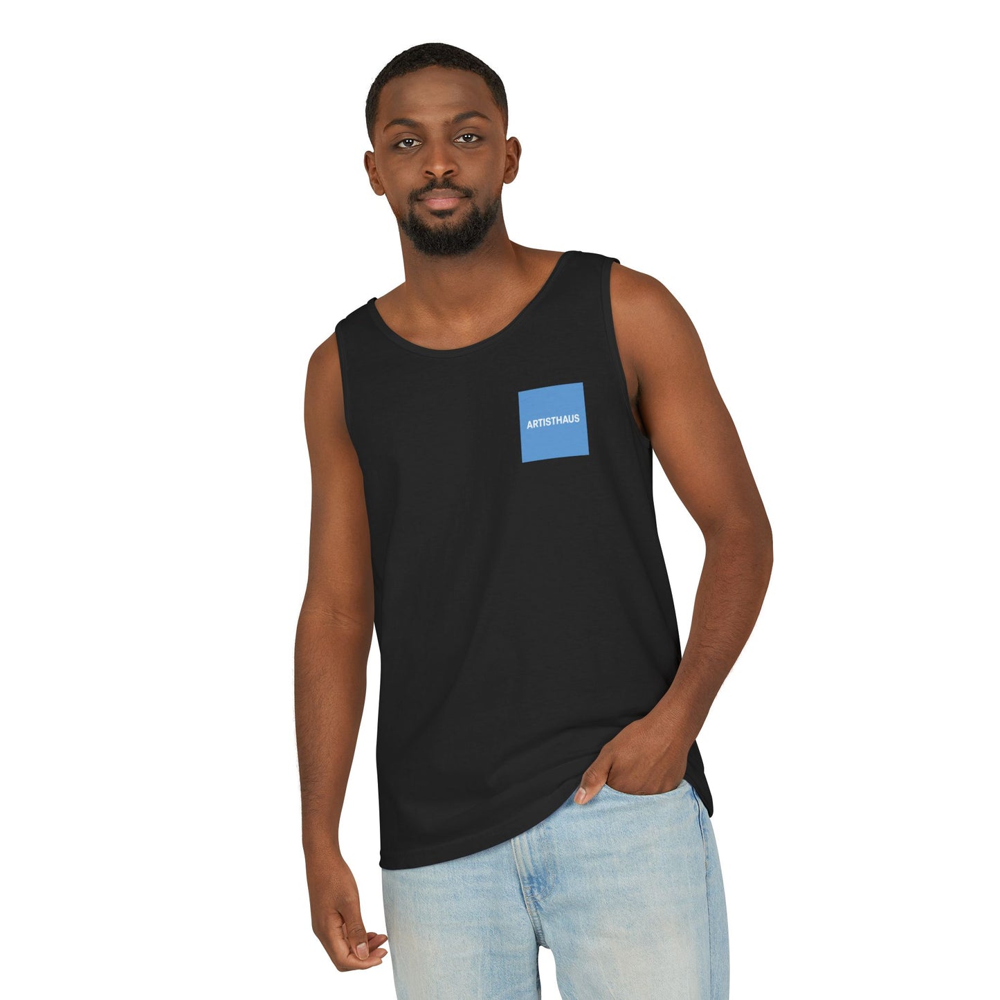 Unisex Garment-Dyed Tank Top, Stylish Summer Apparel, Beachwear, Casual Everyday Tank, Vibrant Graphic Tee, Perfect for Gift Giving