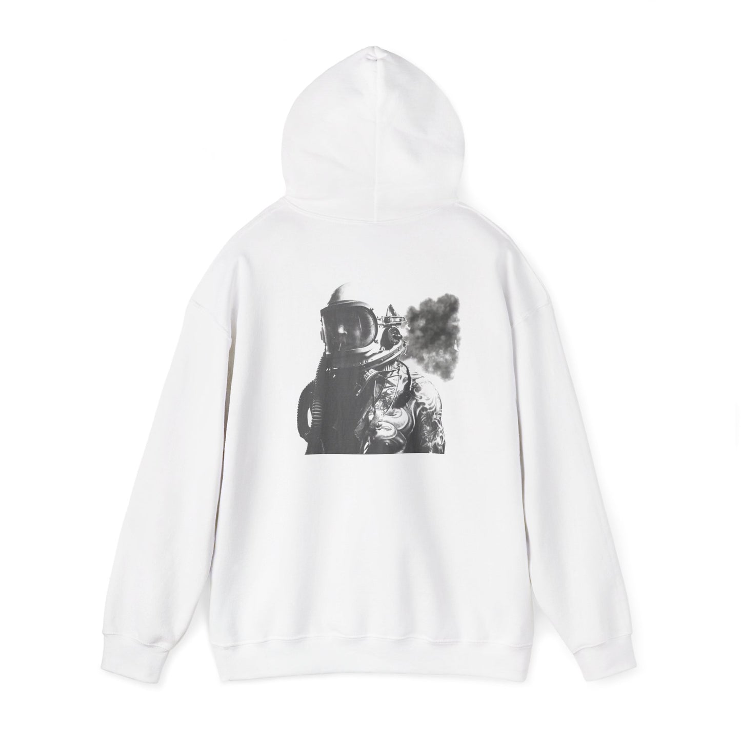 Cosmic Explorer Hoodie - Unisex Heavy Blend™ Sweatshirt for Adventurers, Gift for Space Lovers, Trendy Winter Wear, Unique Casual Attire